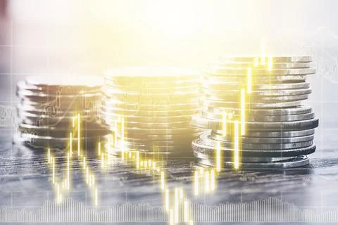 Default of financial system Stock Photos