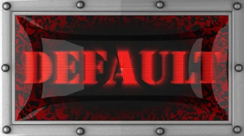 Default on led Stock Footage 8693844