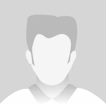 Default male avatar profile icon. Grey photo placeholder Stockillustratie