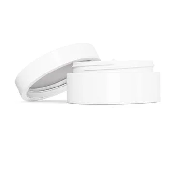 A default Opened Cosmetic Jar isolated on a white background Stock Illustration