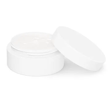 A default Opened Cosmetic Jar isolated on a white background Stock Illustration