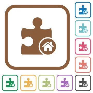 Default plugin simple icons Stock Illustration