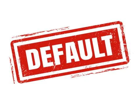 Default red stamp style 스톡 일러스트