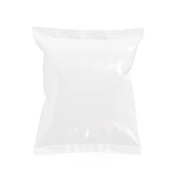 A default small snack pack image isolated on a white background Illustrazione stock