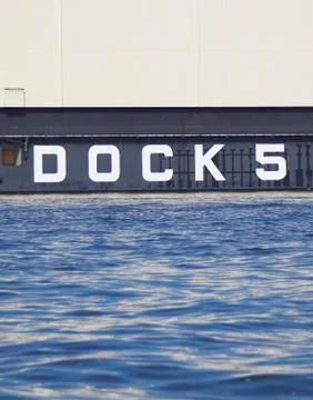 Defect desolate dry dock heavy navigation repair Stock Photos