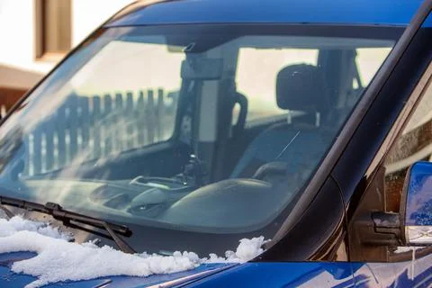 Defective car window Stock Photos