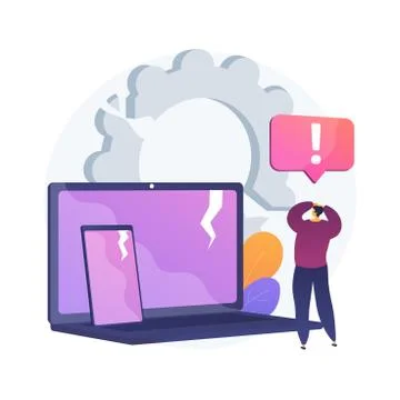 Defective product abstract concept vector illustration. Stock Illustration