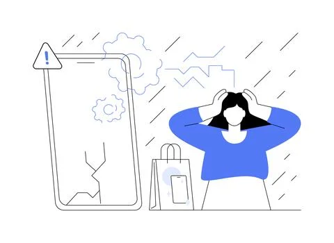 Defective product abstract concept vector illustration. Stock Illustration