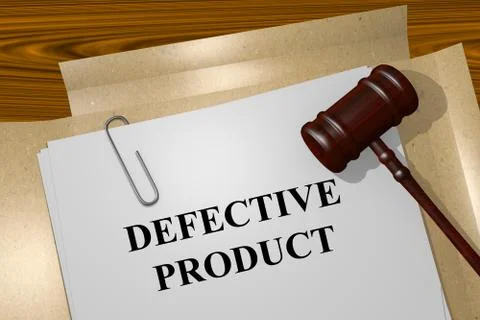 Defective Product concept Stock Illustration