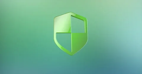 Defend Shield Color 3d Icon Stock Footage 67488973