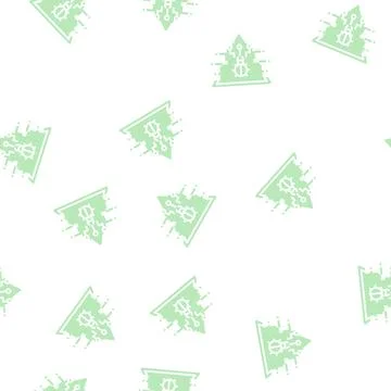 Defense data base glyph seamless pattern Stock Illustration