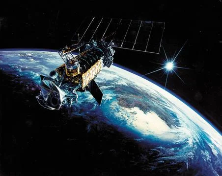 Defense Meteorological Satellite Program Primary function: Collect terrest... Stock Photos