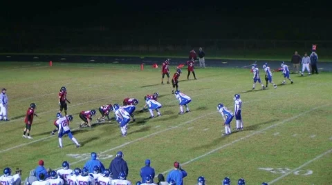 Defense Sacks Quarterback 02 Stock Footage 8662508