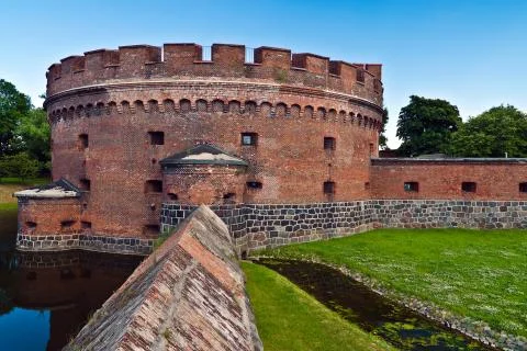 Defensive tower dohna. kaliningrad (formerly koenigsberg), russia Stock Photos