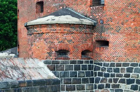 Defensive tower dohna. kaliningrad (formerly koenigsberg), russia Stock Photos