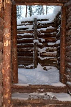 Defensive trench. Stock Photos
