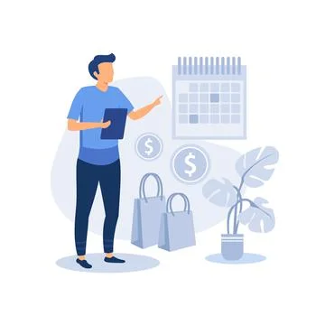 Deferment of payment abstract concept vector illustration. Net payment terms, Illustrazione stock