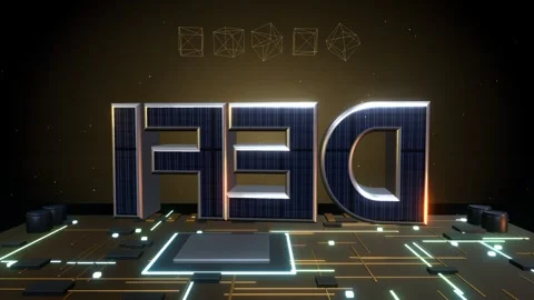 DEFI Decentralized Finance Technology Concept Stock Footage 340072935