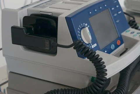 Defibrillator in ER Stock Photos