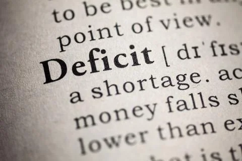 Deficit Stock Photos