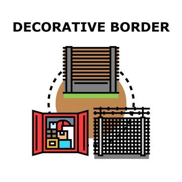 Defining border security and customs for international trade Stock Illustration