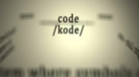 Definition: Code Stock Footage 51277458