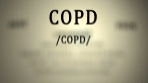 Definition: COPD Stock Footage 94823390