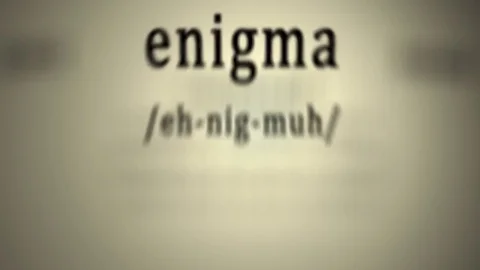 Definition: Enigma Stockbeeldmateriaal 81423122