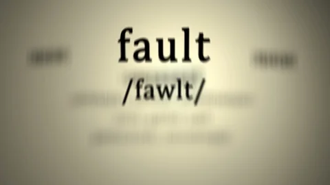 Definition: Fault 스톡 동영상 91070444