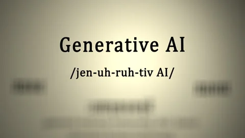 Definition: Generative AI Stock-Footage 300900760