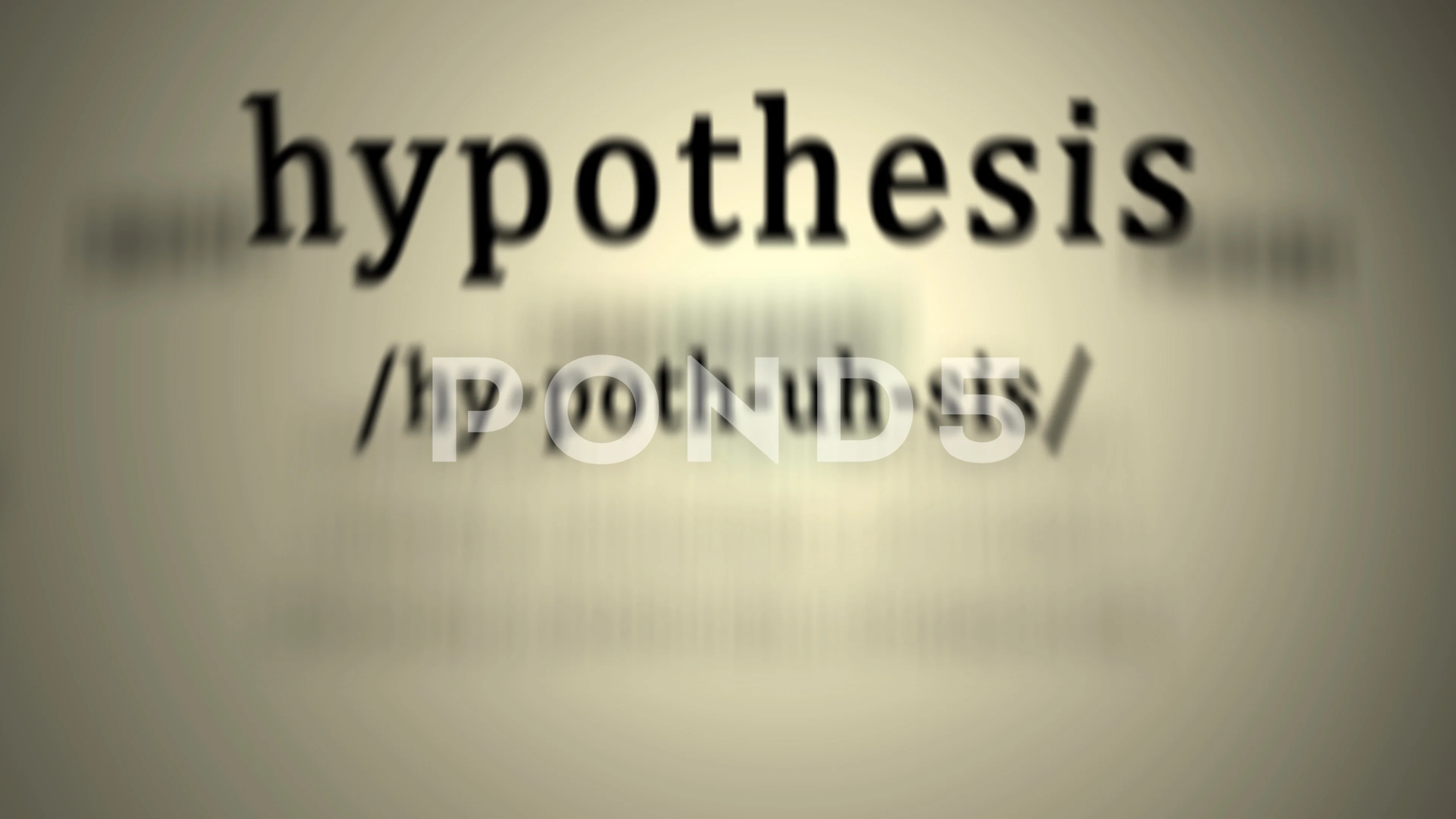 hypothesis definition