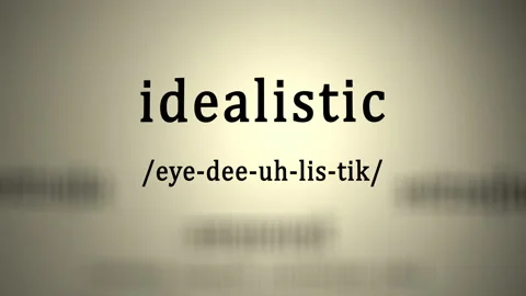 Definition: Idealistic 스톡 동영상 161646174