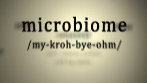 Definition: Microbiome  Stock Footage 89985846