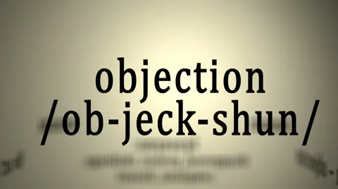 Definition: Objection Stock Footage 66317132