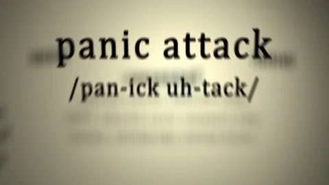 Definition: Panic Attack Stock Footage 92033843