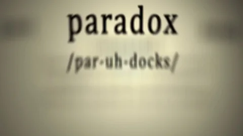 Definition: Paradox Vídeo Stock 81423152