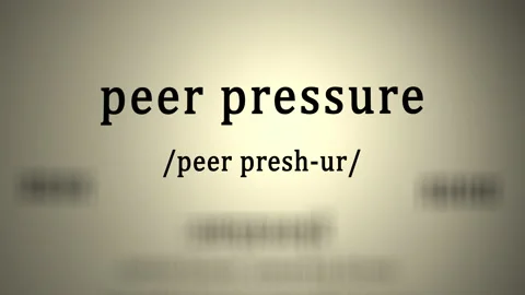 Definition: Peer Pressure Stock Footage 148440894