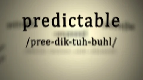 Definition: Predictable 動画素材 102735602