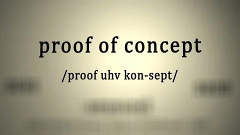 Definition: Proof of Concept Stock Footage 161649574