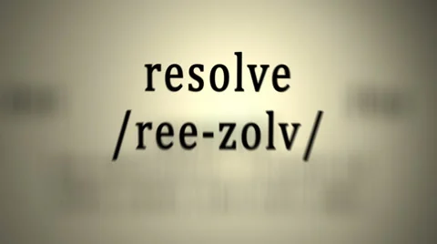 Definition: Resolve Video stock 66607452