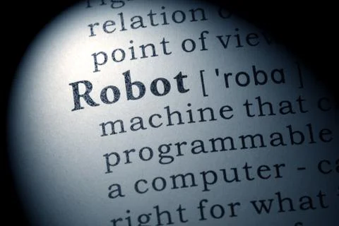 Definition of robot Stock Photos