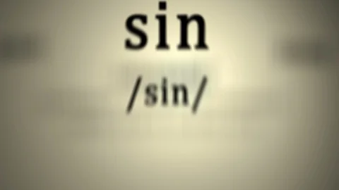Definition: Sin 스톡 동영상 92034082