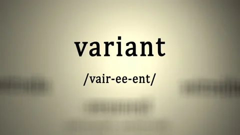 Definition: Variant Video stock 226123660