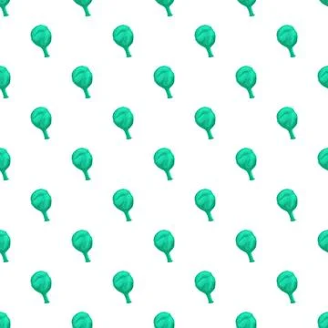 Deflated green balloons creating seamless pattern background 库存插图