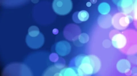 Defocus Abstract Background - Warm - Move and Rotate - Blue Video stock 8692481