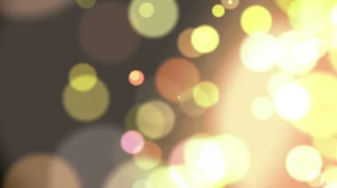 Defocus Abstract Background - Warm - Move and Rotate - Gold Video stock 8692762