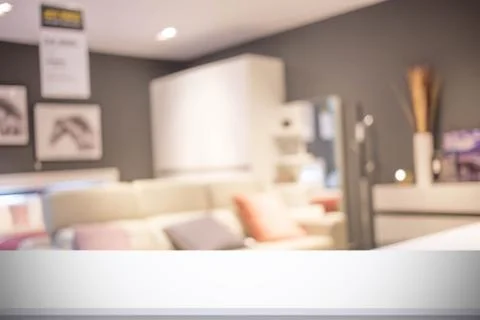 Defocus background of bedroom interior Stock Photos