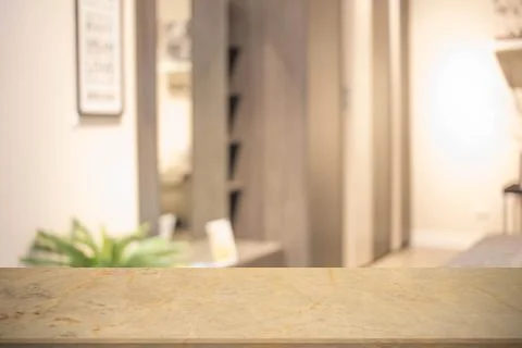 Defocus background of bedroom interior Stock Photos