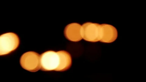 Defocus background of spinning fire circles Stock Footage 111771986