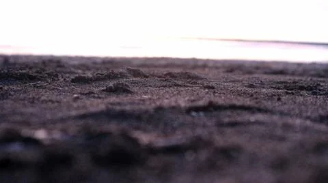 Defocus beach boundary portrait Foto stock